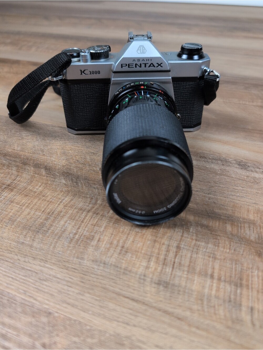 Vintage Pentax K1000 Camera Vivitar 70-210mm Lens Asahi